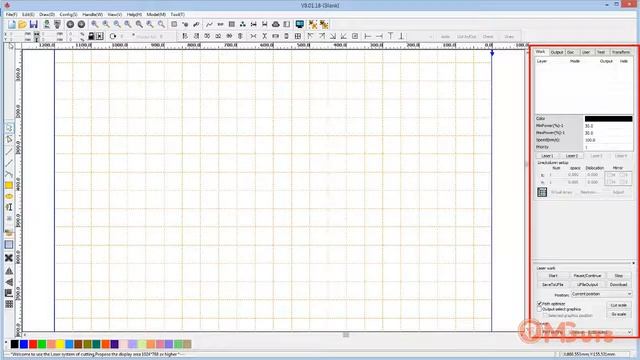 RDworks interface and working table configuration - First tutorial of RDworks / RDcam video course смотреть онлайн