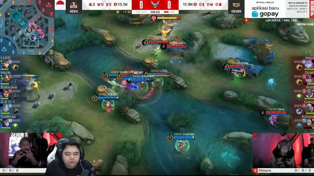 X.BORG LUKE MEMBAKAR DEWA UNITED !! TERBBAKAR SAMPE HABIS !! DEWA VS GEEK FAM MATCH 2 - MPL S13 смотреть онлайн