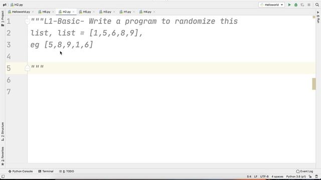 Randomise List | Basic |For Beginner Level 1 | Python Practice Q Series 73 | Sheajad Bhayani #pytho смотреть онлайн