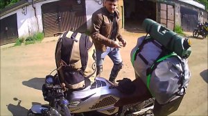 Большое путешествие на маленьком мотоцикле. День 1,  Кодинск - Братск - река Илим. 510 км.