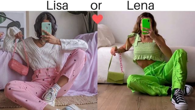 LISA OR LENA #22 ? (MAKEUP & OUTFITS..,) @helena035