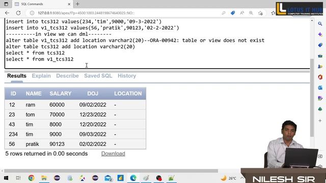 View in Database || Oracle, SQL Server Views || Types of views || lotus it hub смотреть онлайн
