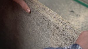 Фибролитовая плита с кромкой в виде четверти