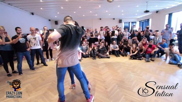 Sergio & Ana [ More then Friends - DJ Soltrix ] Bachata Fusion demo @ Sensual Station Hamburg by KC смотреть онлайн