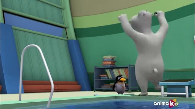2-51. Бернард - Плавание (Bernard Bear - Swimming) HD