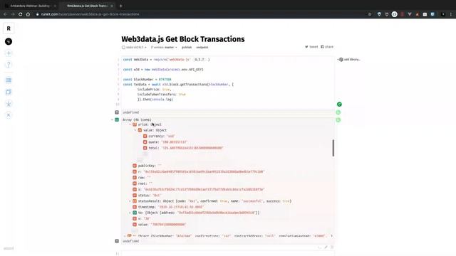 Amberdata Webinar: Building with Web3data.js смотреть онлайн