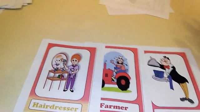 Игра для изучения английского "Go fish!" (jobs) смотреть онлайн