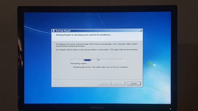 Windows is loading files fix | Startup repair checking problem fix смотреть онлайн