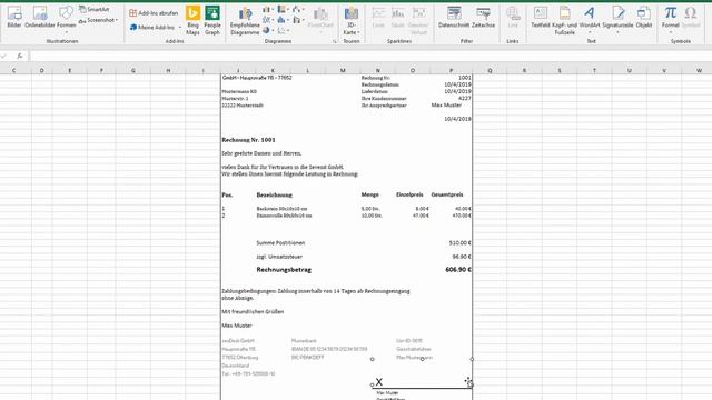 Digitale Unterschrift in Excel einfügen | Elektronische Signatur in Excel einfügen смотреть онлайн