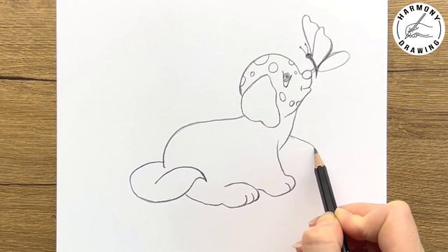 How To Draw A Dalmatian Puppy Dog || Drawing Tutorial || Easy Pencil Drawing