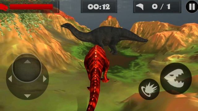Hungry T-Rex: Island Dinosaur Hunt - Best Dinomania Games смотреть онлайн
