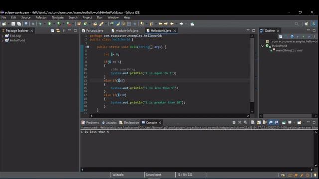 Java Basics: If Else If with overlapping conditions смотреть онлайн