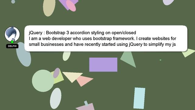 jQuery : Bootstrap 3 accordion styling on open/closed смотреть онлайн