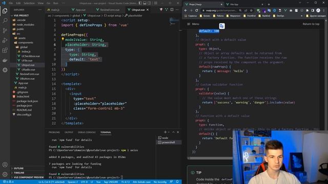 Полный курс Vue 3 | #6 Компоненты, слоты, передача информации между компонентами смотреть онлайн
