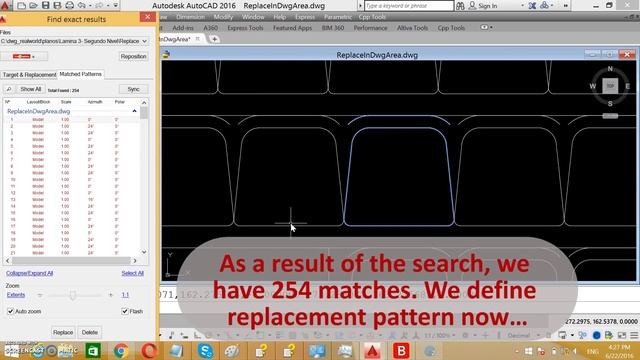 Find and replace objects with dwgExplore for AutoCAD смотреть онлайн