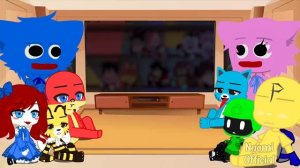 Poppy Playtime React To Memes And Tiktok Part 10 II Gacha Club II Naomi Official