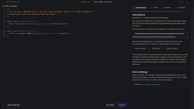 JavaScript on Exercism 061 - Run Length Encoding смотреть онлайн