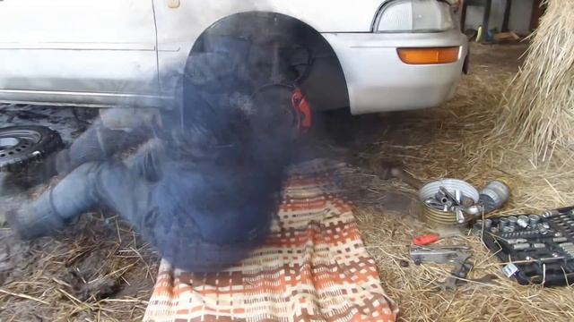 Замена нижнего переднего рычага Toyota Corolla 94год смотреть онлайн