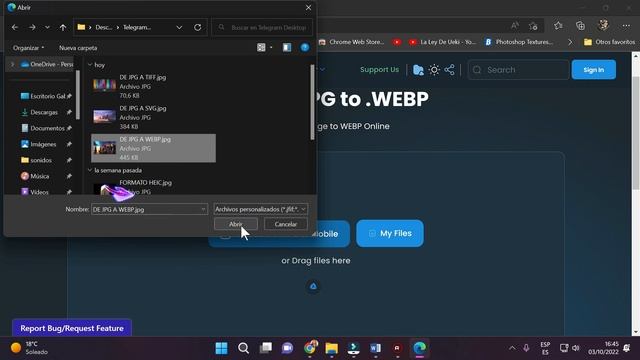 ➡️ Cómo CONVERTIR de JPG a WEBP (Archivo Imágen) || Fácil, Gratis y Sin Programas (2024) смотреть онлайн