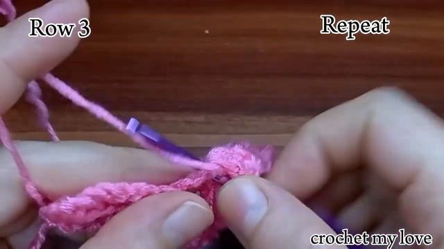 Oh! 😯 Unique stitch! I've never seen this style of crochet before. Crochet stitch смотреть онлайн