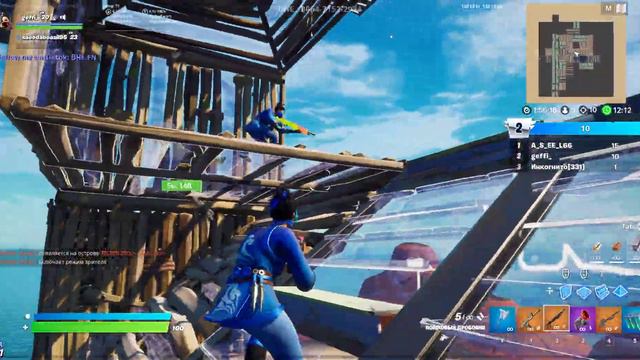 fortnite gameplay (лаги потомучто обс мразота, но мне лень перезаписывать потому что и так сожрут) смотреть онлайн