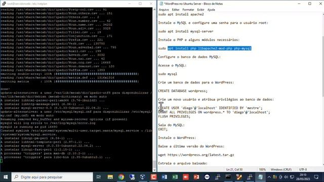 Instalando WordPress no Ubuntu Server 22.04.2 e atribuir IP fixo 2023 смотреть онлайн