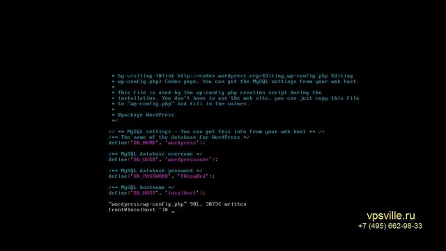 Wordpress - установка на Linux vps - Часть 3 смотреть онлайн