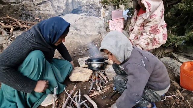 Survival Saga: A Mother And Her Two Kids Braving The Snow In A Wolf's Territory