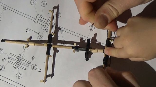 Как сделать корабль или СБОРКА МОДЕЛИ КОРАБЛЯ HMS TERROR № 10 Ванты мачты они Building a ship смотреть онлайн