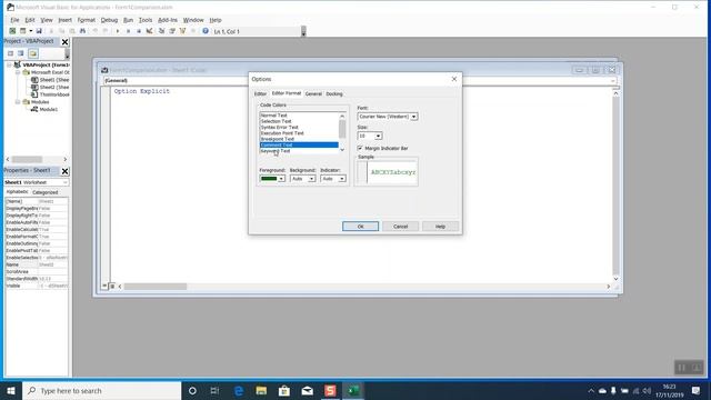 Default settings for Excel macro/vba edits. смотреть онлайн