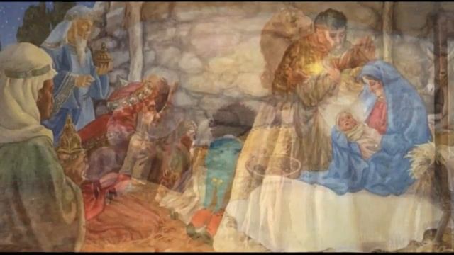 С РОЖДЕСТВОМ ХРИСТОВЫМ 2021 Красивое Поздравление. Музыкальная Видео открытка на Рождество. смотреть онлайн