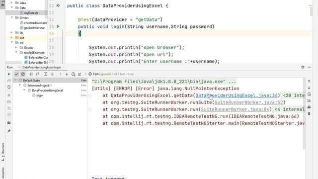 data provider using excelsheet | Live Class Recording (Notes in the description) смотреть онлайн