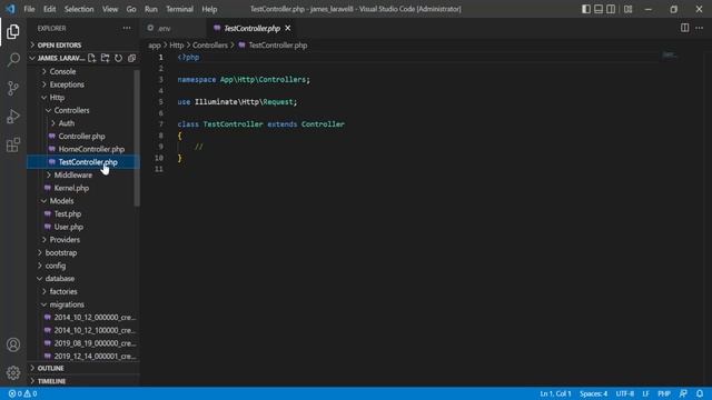 Laravel | How to Create Model, Controller, Migration in One Command смотреть онлайн