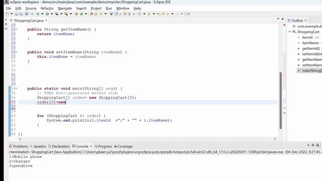 How to create custom array of objects in java? смотреть онлайн