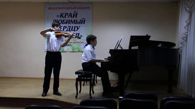 Туктаров Марат(скрипка) , Хакимов Тимур (фортепиано) Ф.Шуберт " Пчёлка" , А. Вивальди "Адажио" смотреть онлайн