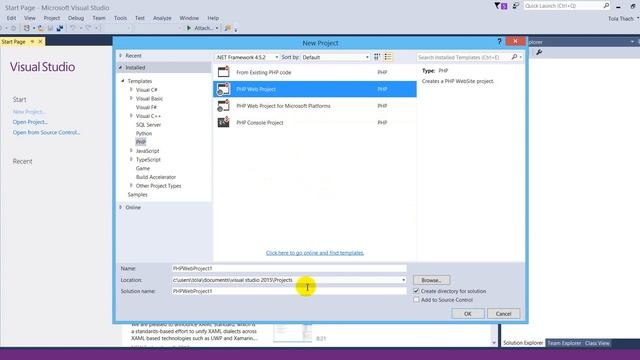How to install tools php in visual studio смотреть онлайн