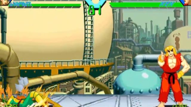 X-Men vs. Street Fighter(Arcade) - Full Playthrough as Rogue & Gambit. смотреть онлайн