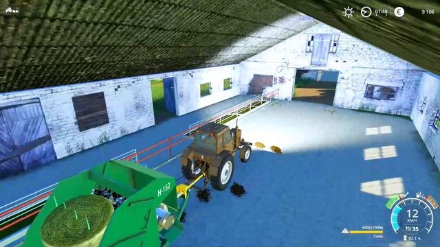 Farming Simulator 2019. Варваровка. Сенокос; тюки сена. #9 смотреть онлайн