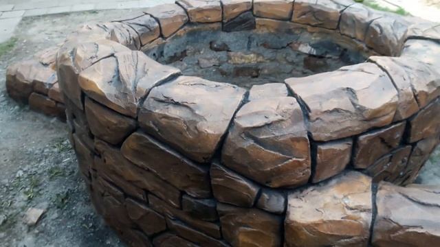 Клумба в стиле Арт-Бетон смотреть онлайн