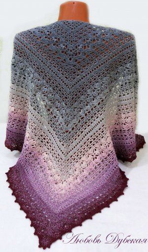 ШАЛЬ КРЮЧКОМ. МАСТЕР КЛАСС ч.1.