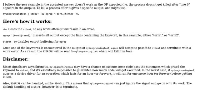 Kill process depending on its stdout output? (3 Solutions!!) смотреть онлайн