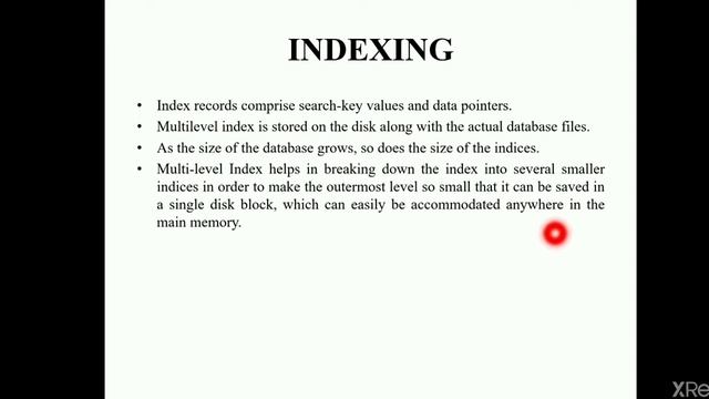 DBMS:INDEXING and HASHING смотреть онлайн