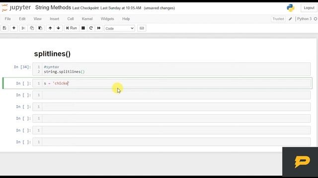 Python String - splitlines() смотреть онлайн