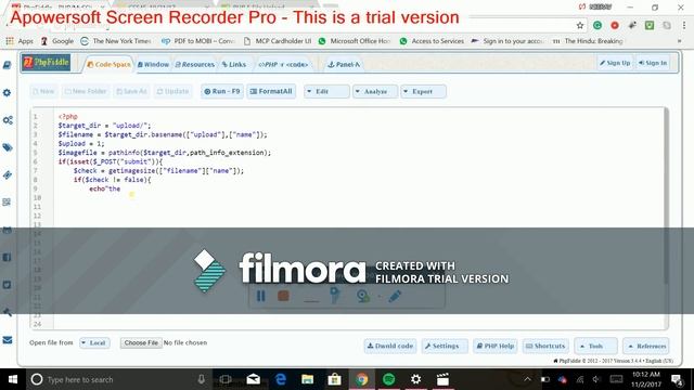 File upload with PHP. смотреть онлайн