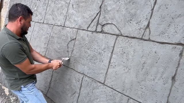 Камень на фасад из Арт бетона. растворная смесь это просто и не дорого. смотреть онлайн