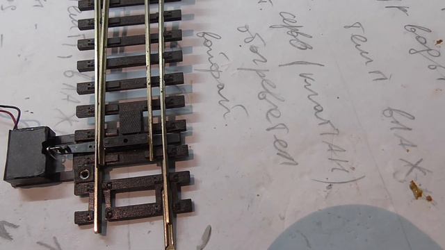 миниатюрный стрелочный привод на макет масштаба 1/87 своими руками смотреть онлайн