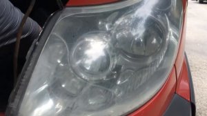 Замена лампы ближнего света. Пежо боксер. 18+