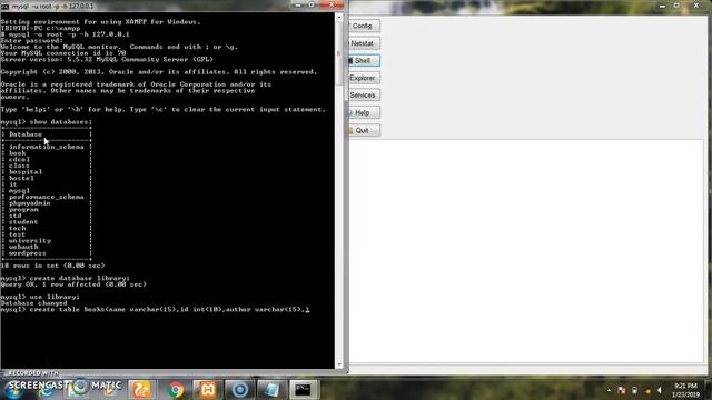 how to create database and table in SQL by using MySQL in Hindi /Urdu смотреть онлайн