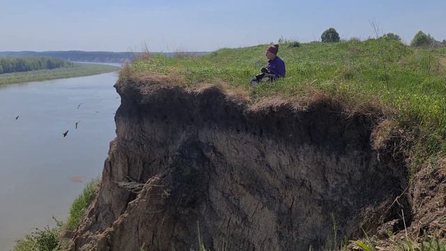 Кривошеинский яр, съемки во время паводка 2021 смотреть онлайн