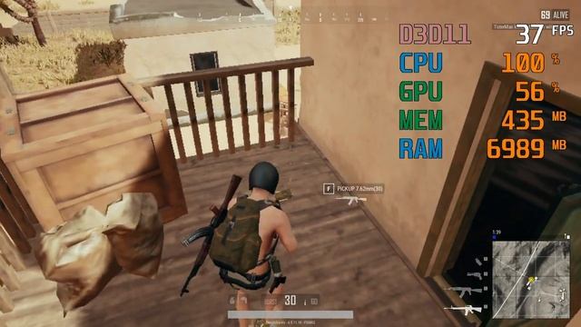 AMD Radeon HD 5750 -- Intel Core 2 Duo E8400 -- PUBG FPS Test Miramar 70% 504p смотреть онлайн